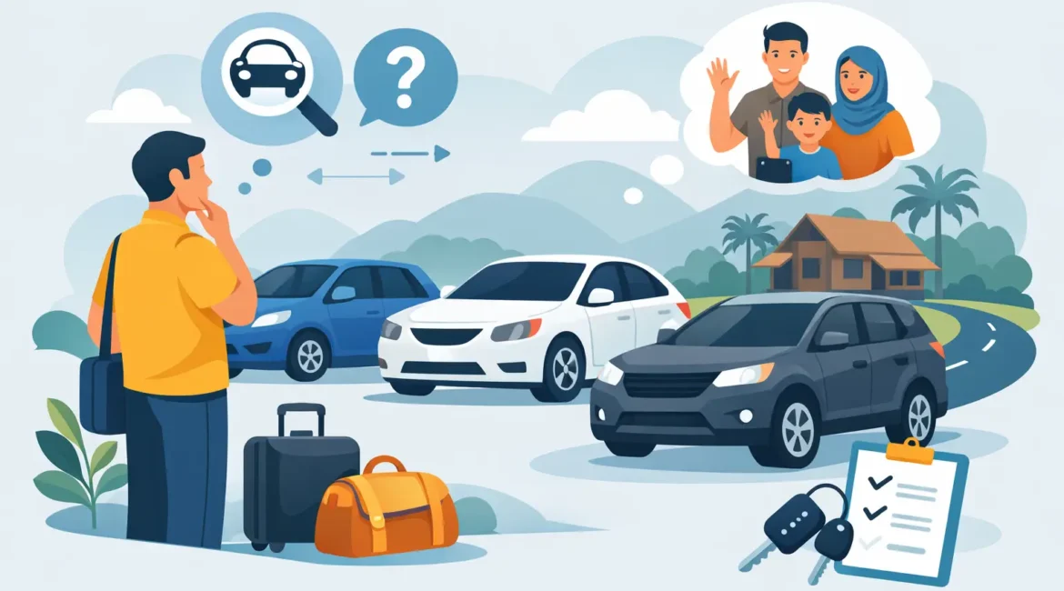 Kereta Sewa untuk Balik Kampung: Cara Pilih