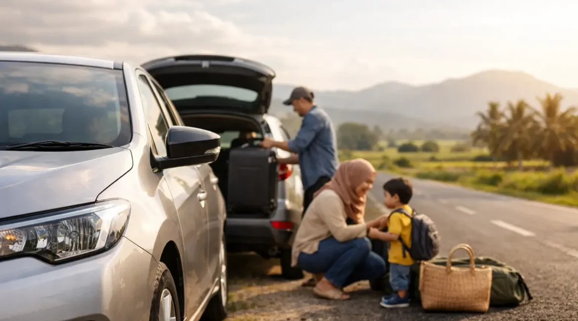 Pengalaman Sewa Kereta Balik Kampung